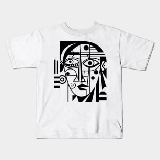 Cubist Woman Kids T-Shirt